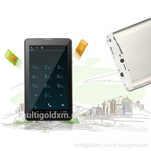 7 inch android phone tablet pc With Mediatek mtk6572 Dual Core 512MB RAM 4GB Mobile Tablet